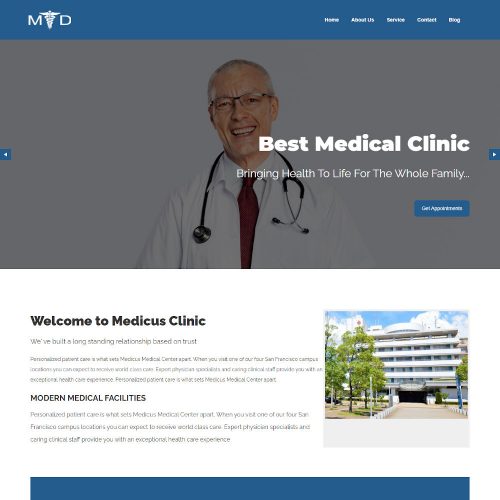 MD - Doctor and Hospital Health Joomla Template