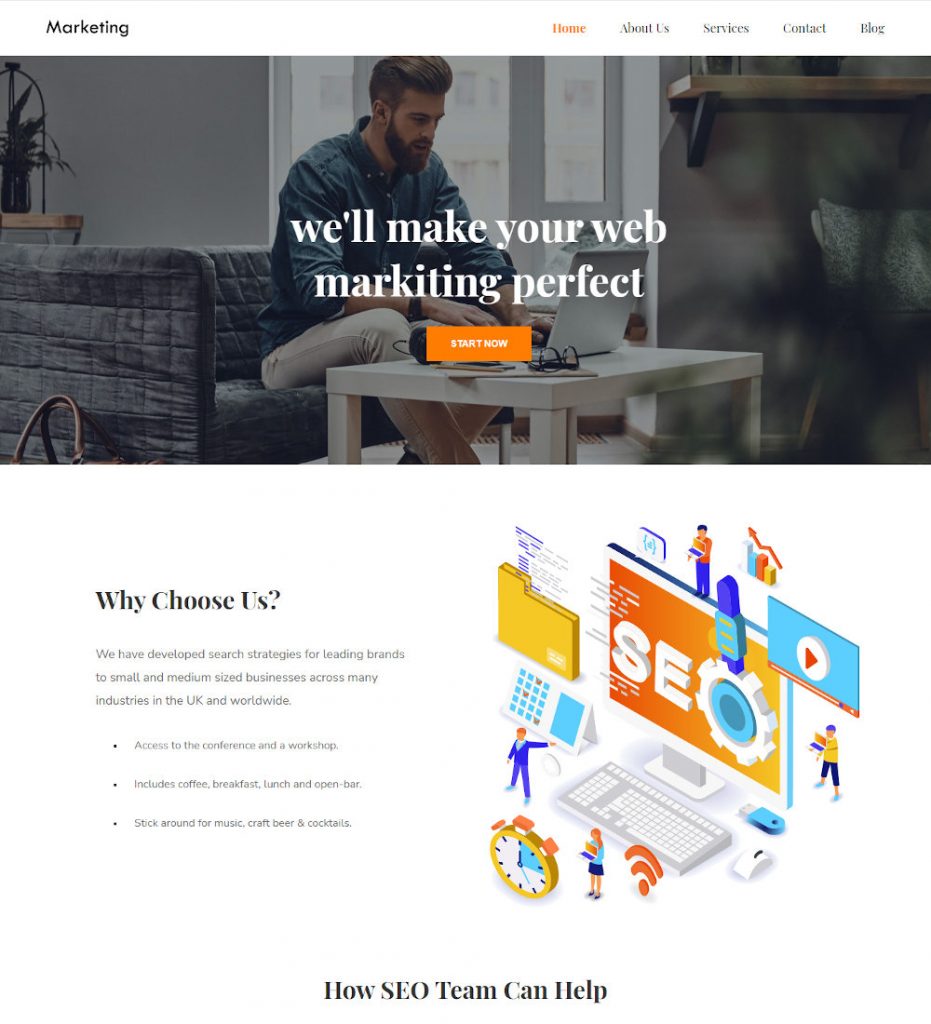 Marketing - Digital Marketing Joomla Template - TemplateToaster