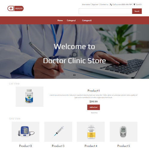 Medical PrestaShop Themes