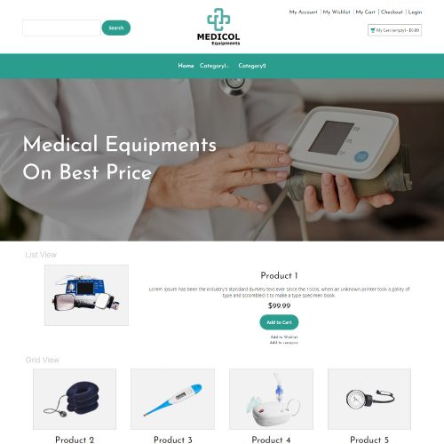 Medicol - Online Medical Equipments Store Magento Theme