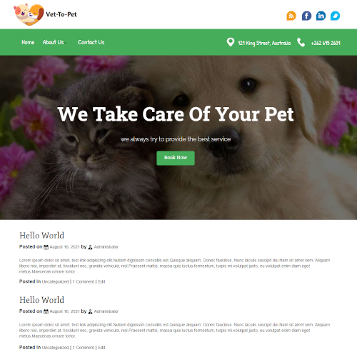 Pets and Animals Blogger Templates