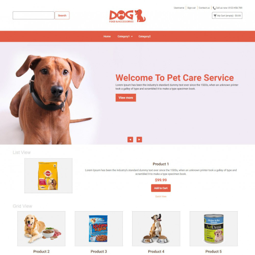 Pets and Animals Magento Themes