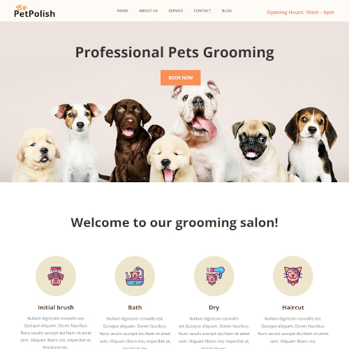 Pets and Animals HTML Templates