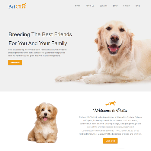 Pets and Animals WordPress Themes