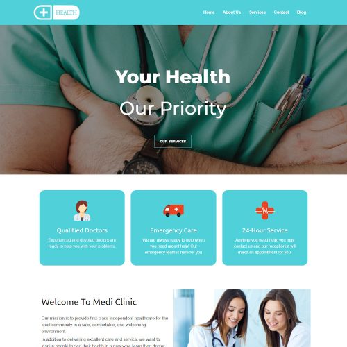 Plus Health - Online Medical Consultation Joomla Template