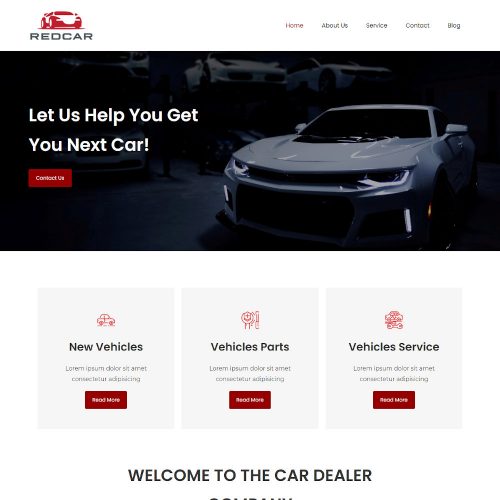 Redcar - Car Dealer Joomla Template