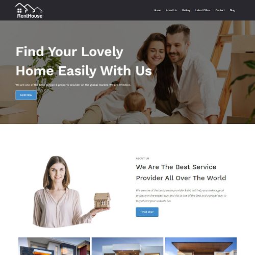 Rent House - Multi Concept House, Apartment Rent Joomla Template