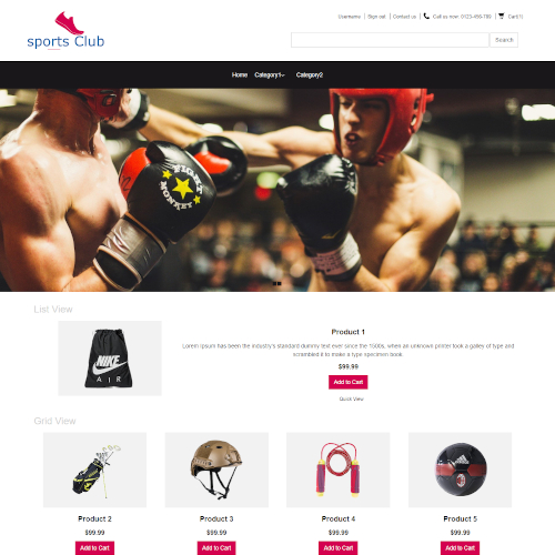 Sports PrestaShop Themes