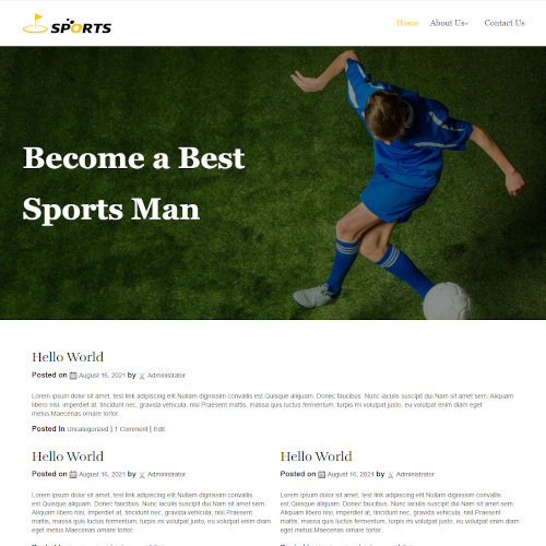 Sports Blogger Templates