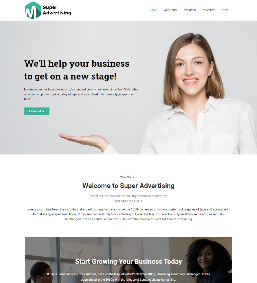 Super Advertising - Digital Advertising Agency Joomla Template