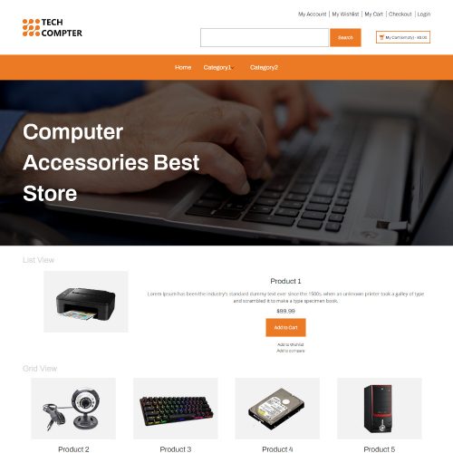 Tech Computer - Online Computer Accessories Store Magento Theme