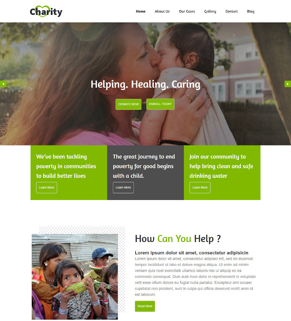 The Charity - Charity And Donation Joomla Template