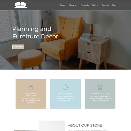 The Furniture - Furniture Store Joomla Template