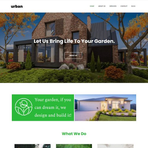 Urban - Gardening & Landscaping Joomla Template