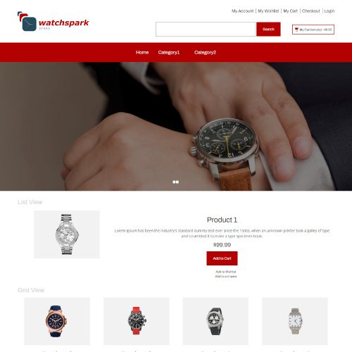 Watch Spark - Watch Store Magento Theme