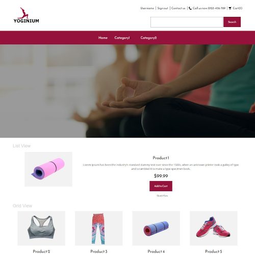 Yoginium - Yoga Store PrestaShop Theme