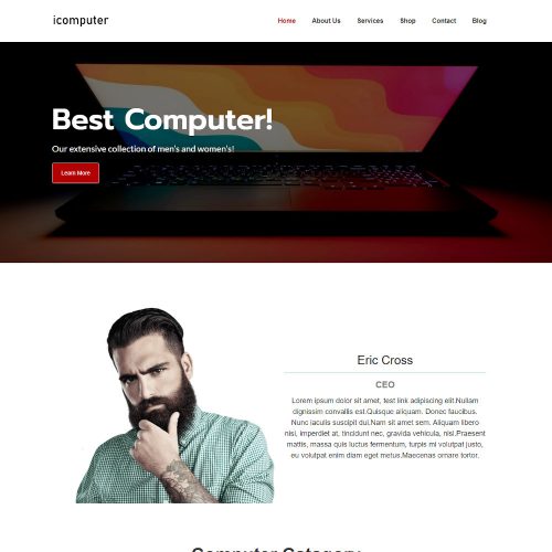 icomputer - Computer Shop Joomla Template