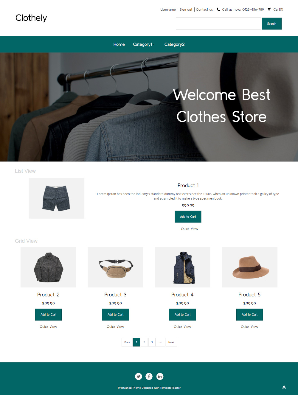 Clothely - Online Traveling Clothes Store PrestaShop Theme ...