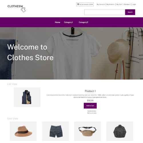Clothesw - Online Traveling Clothes Store Magento Theme