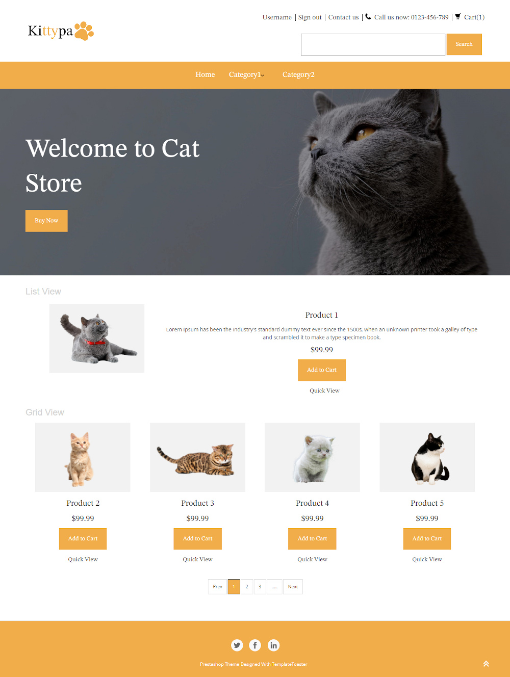 Cat shop outlet online