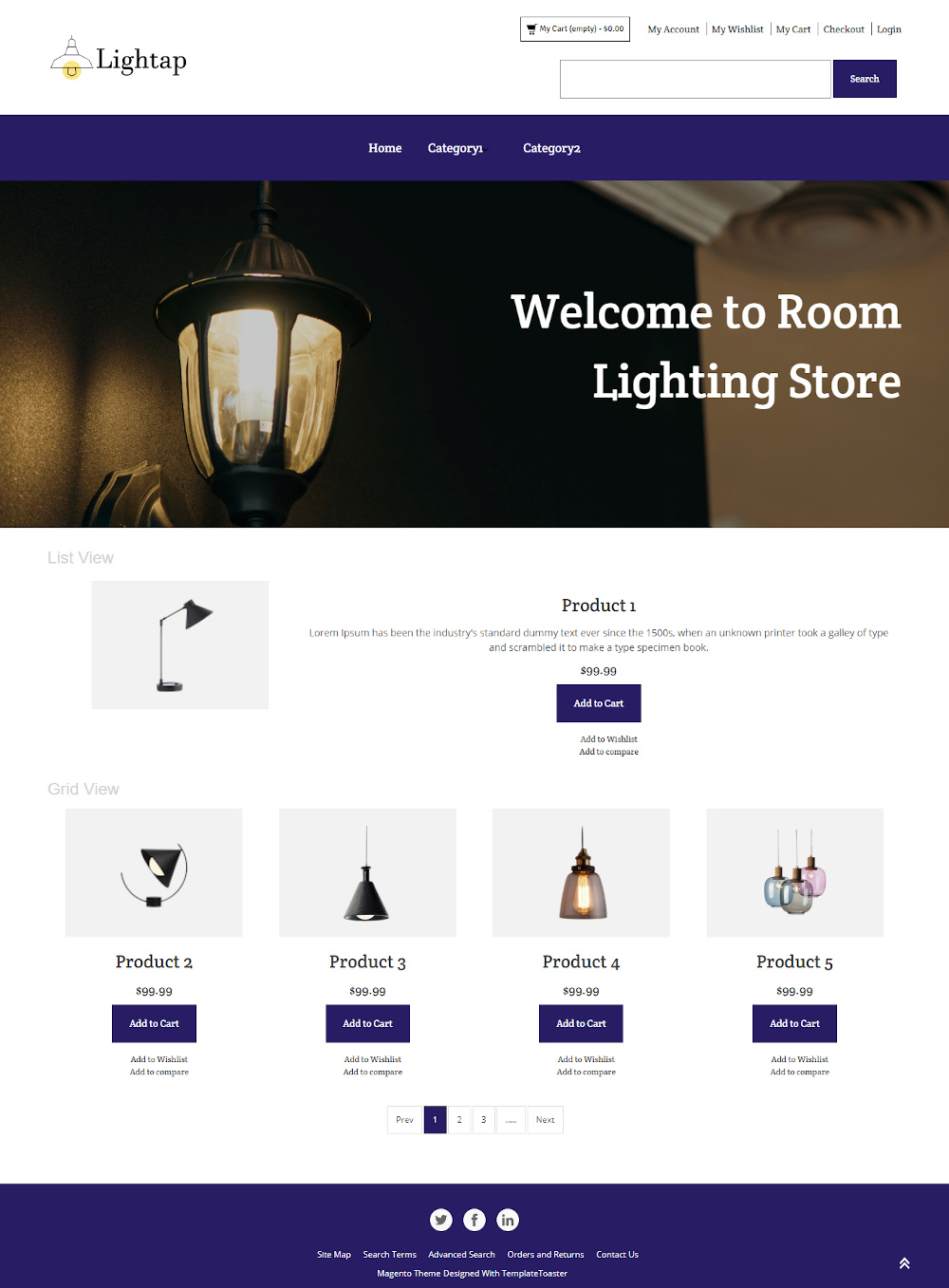 Lightap - Online Hanging Lights Store Magento Theme