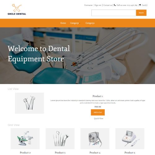 Smile Dental - Online Dental Equipment Store PrestaShop