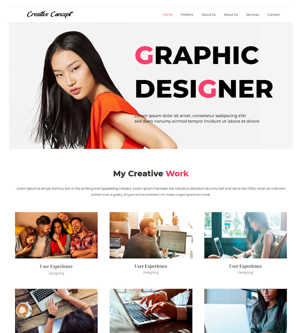 Creative-Concept-Portfolio-Creative-Work-Template