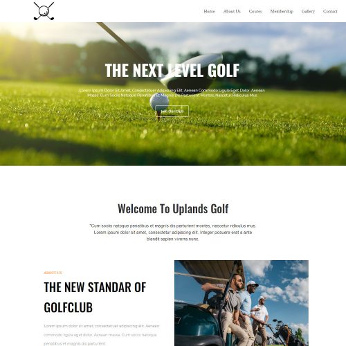 Golfistic-Golf-Club-Template