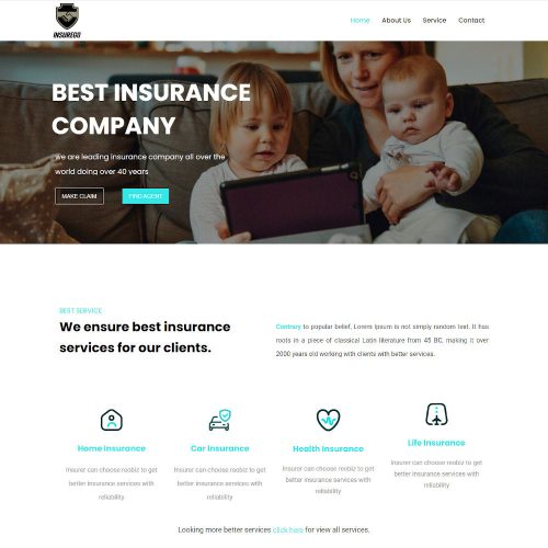 Insurego - Insurance Agency Template