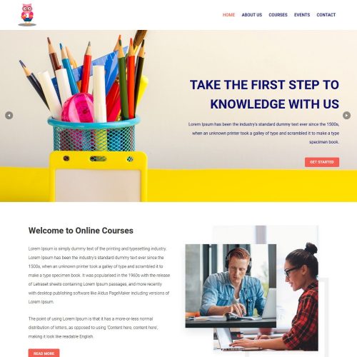 Online-Course Education Coaching Template