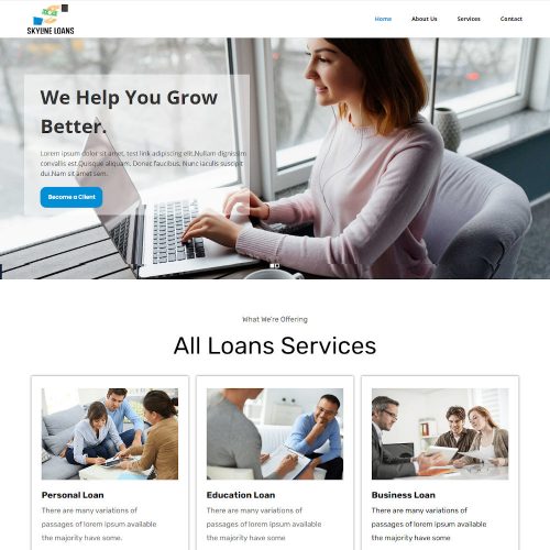 Skyline-Loans-Business-Personal-Education-Loan-Service-Template