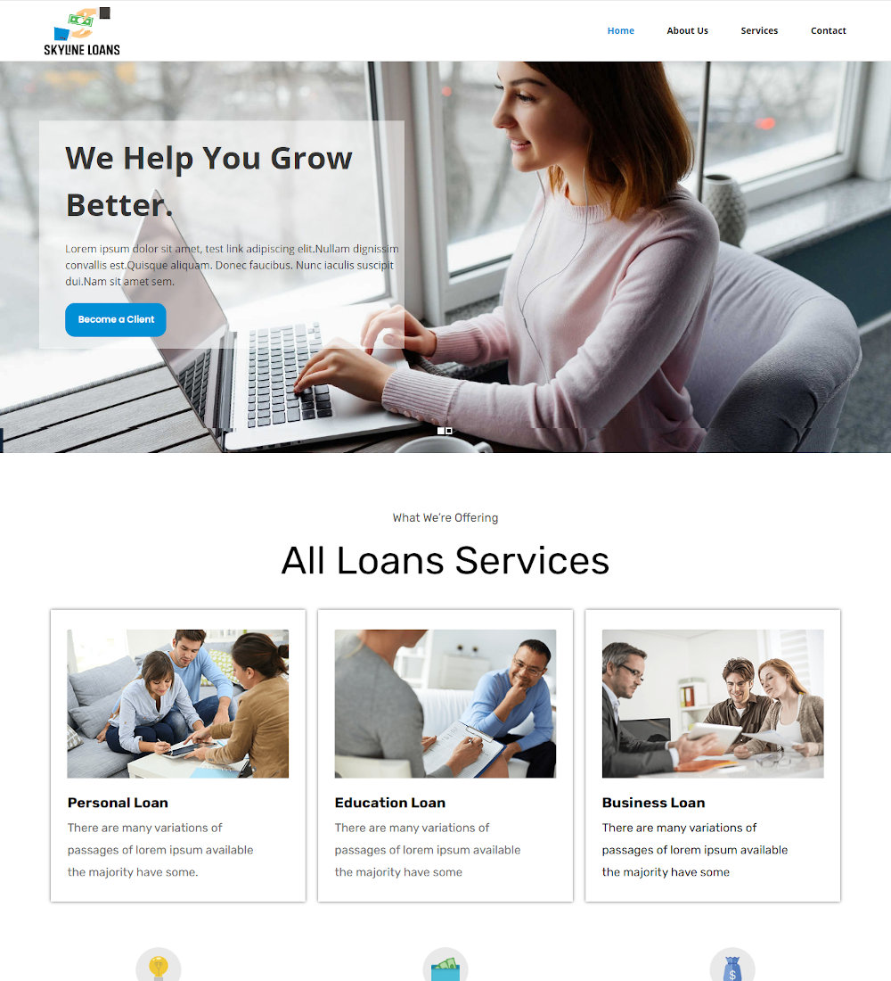 Skyline-Loans-Business-Personal-Education-Loan-Service-Template