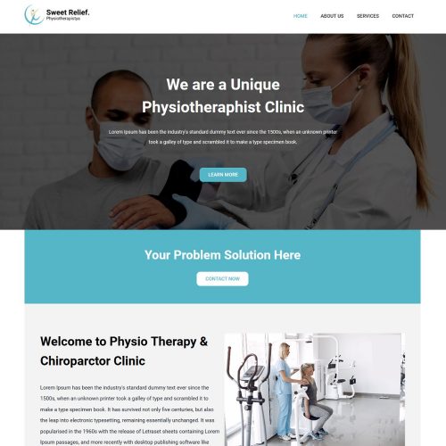 Sweet-Relief-Physical-Therapy-Medical-Clinic-Template