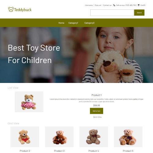 Teddybuck - Online Soft Teddy Store PrestaShop Theme