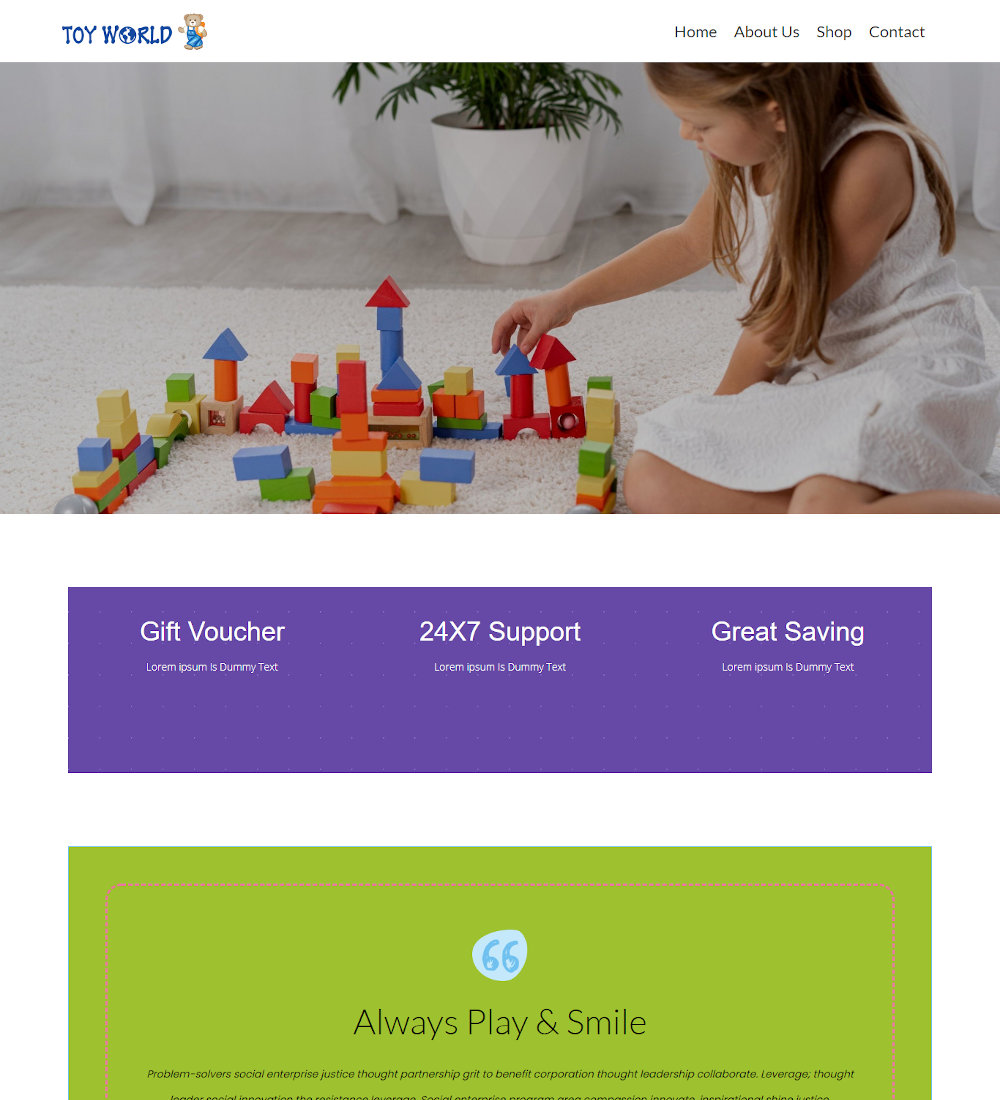 Toy-World-Kids-Toys-Games-Store-Template