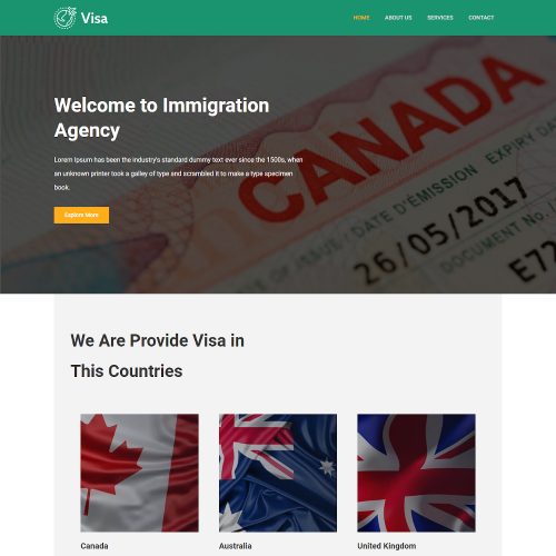 Visa-Immigration-Visa-Consulting-Template