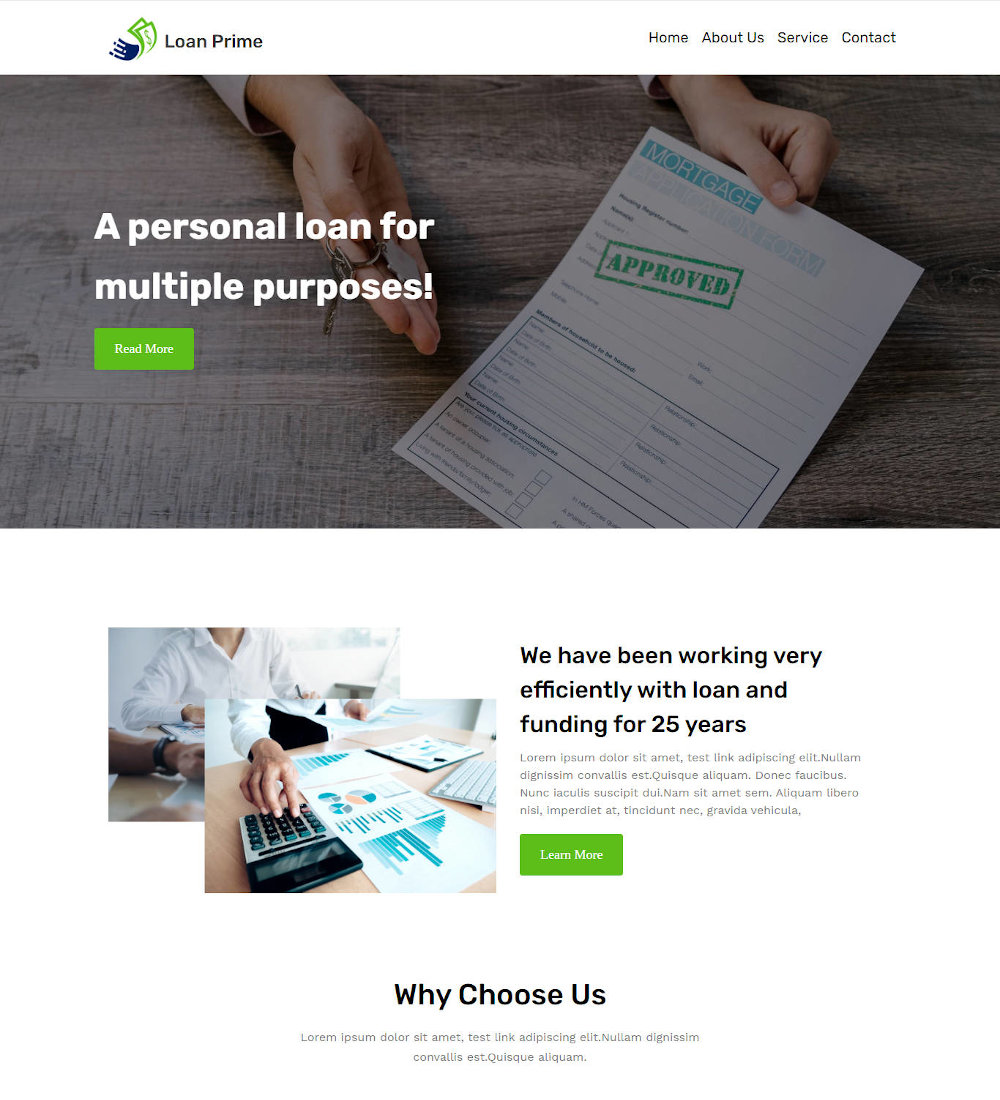 Loan-Prime-Loan-and-Credit-Card-Agency-Template