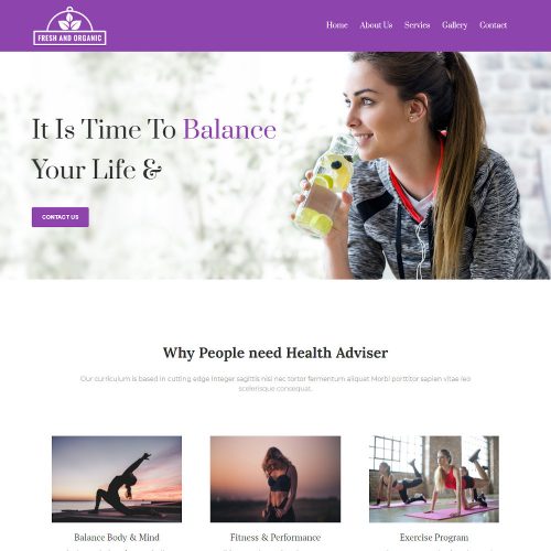 Organic-Nutrition-Health-Professionals-Template