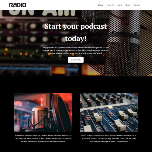 RADIO-Radio-Station-Template
