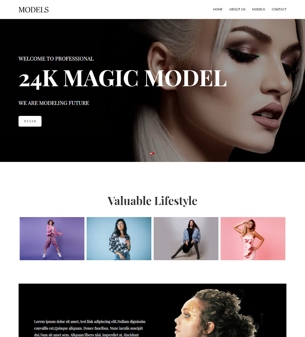 Models-Fashion-Model-Agency-Template