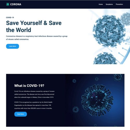 corona covid 19 virus awareness template