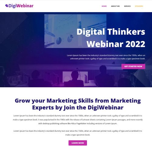 digiwebinar webinar and business events template