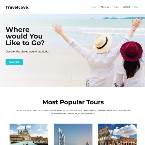 travelcove tour travel agency joomla template