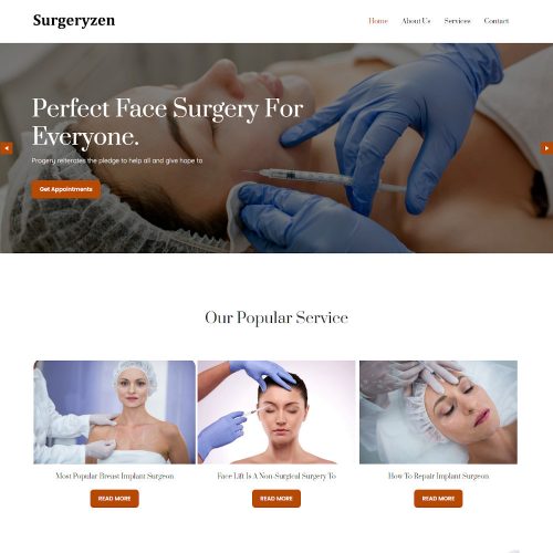 Surgeryzen Plastic Surgery Template