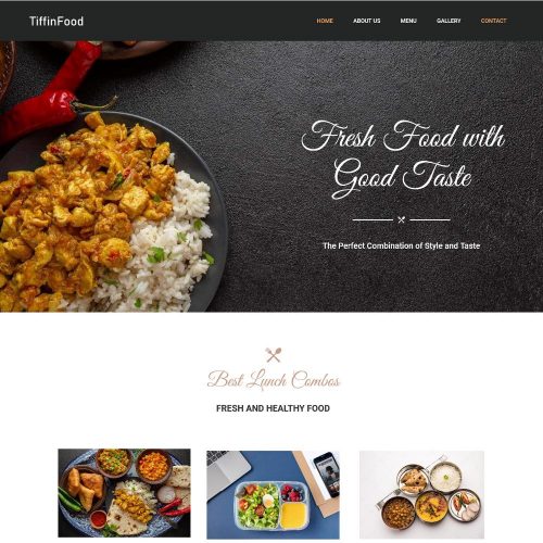 tiffin food - lunch and food delivery services joomla template