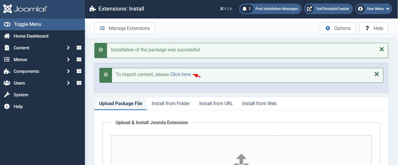 Import Joomla Content Joomla 4