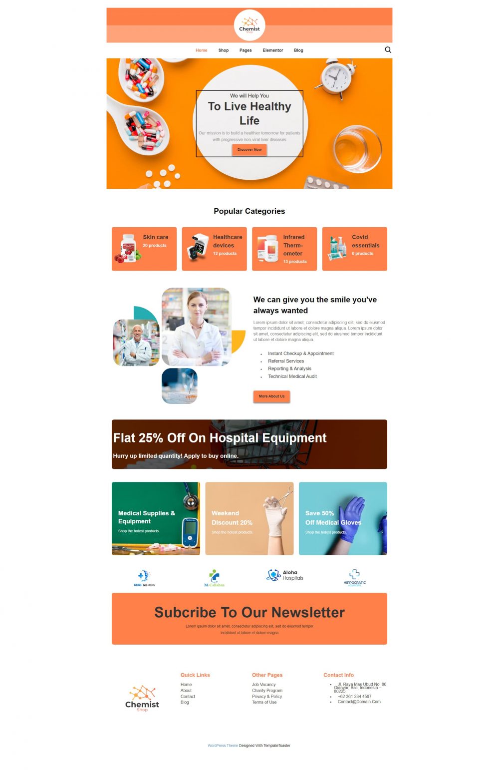 Chemist-medical-WordPress