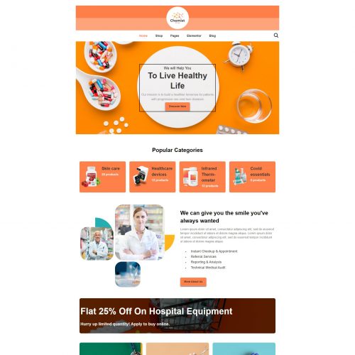 Chemist-medical-WordPress