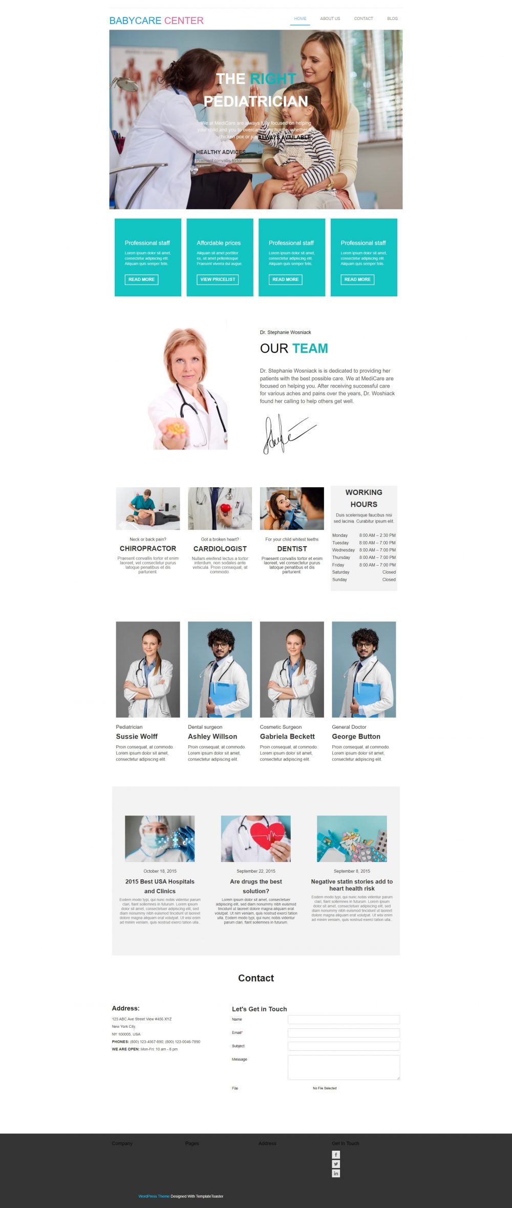 Medicare Medical WordPress Theme