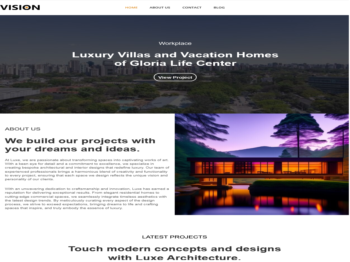 VILLA Vacation Home WordPress Theme - TemplateToaster